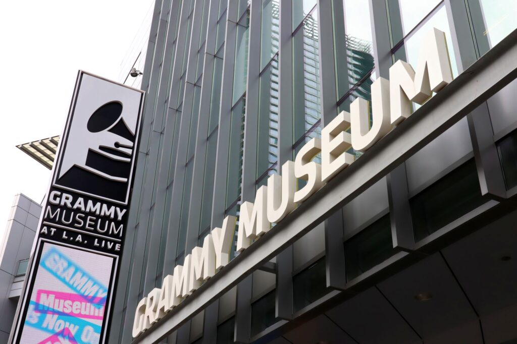 Grammy Museum contains exhibits relating to winners of the Grammy Award. Photo by Walter Cicchetti.